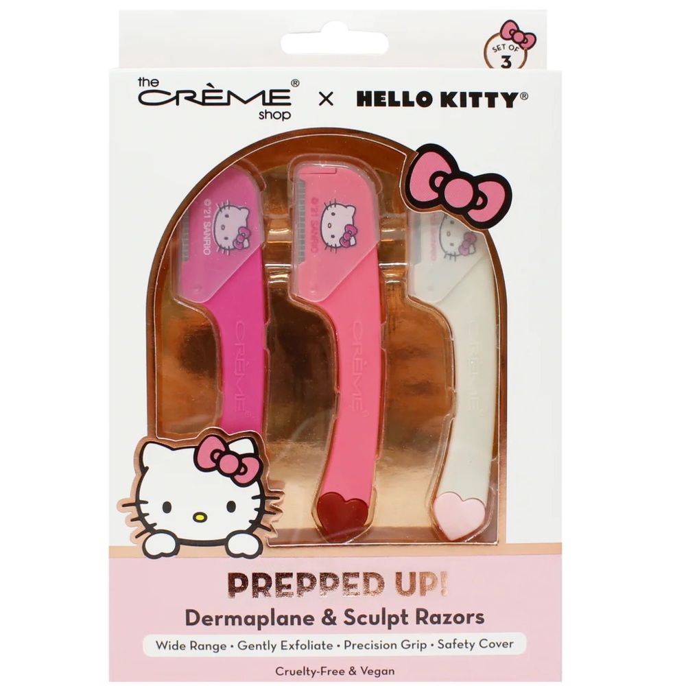 Hello Kitty Sanrio x the Crème shop | Dermaplane & Sculpt Razors 3 pack